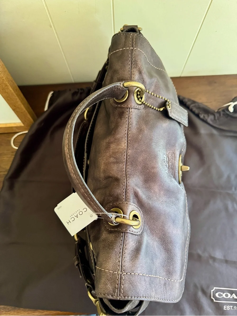 Coach Legacy Garcia Hobo Metallic Bronze  - RARE NWT Style 12655 - 2008